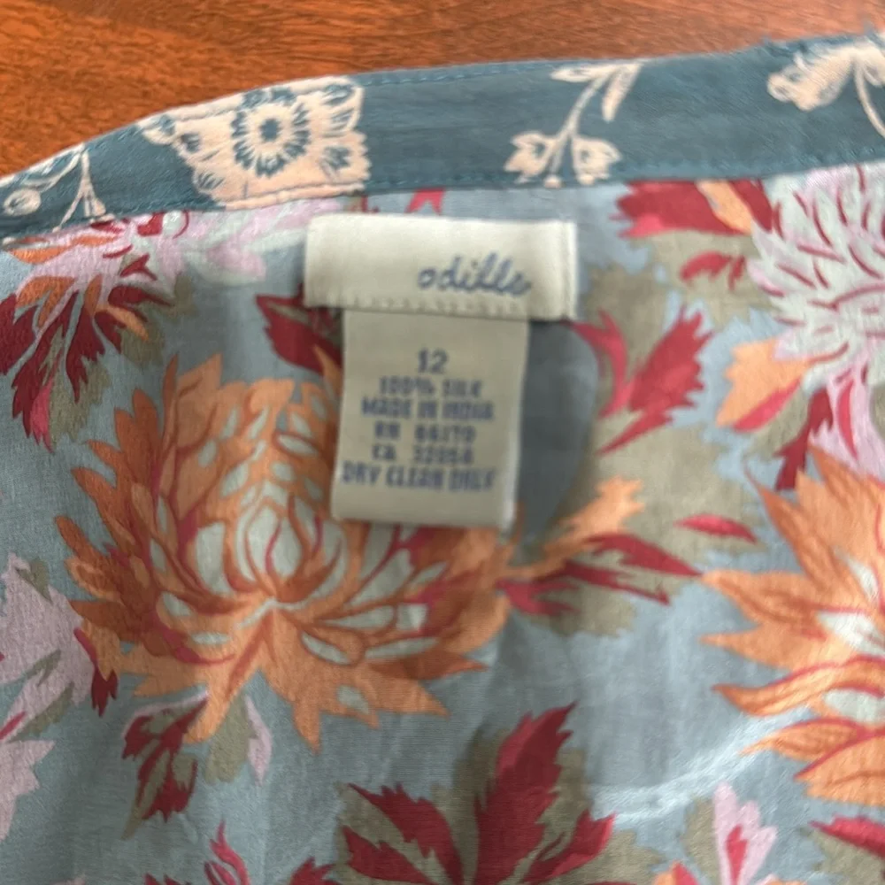 ODILLE 💯% Silk Skirt - Picture 5 of 11